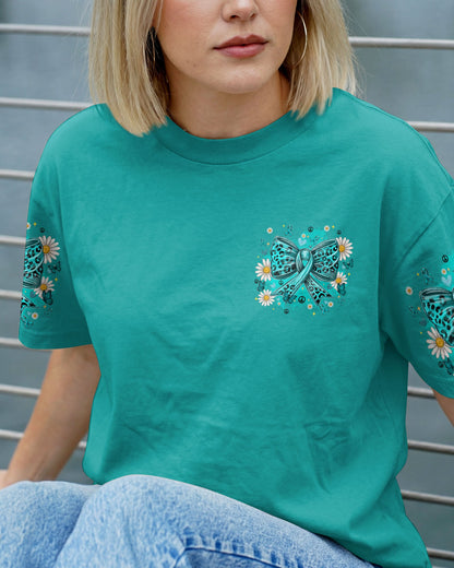 IN SEPTEMBER WE WEAR TEAL OVARIAN CANCER AWARENESS ALL OVER PRINT - TYQY1407262