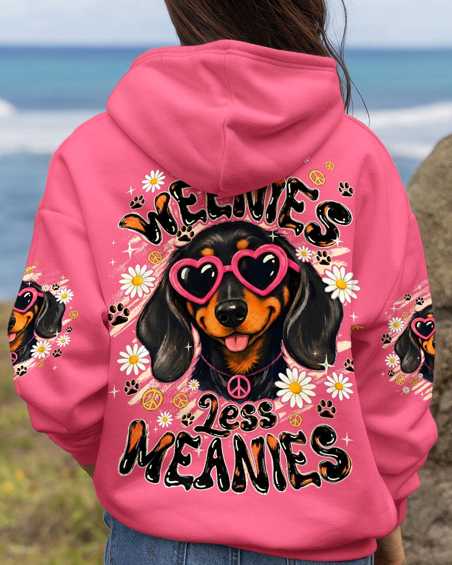 MORE WEENIES LESS MEANIES DOG ALL OVER PRINT - TYQY1905262