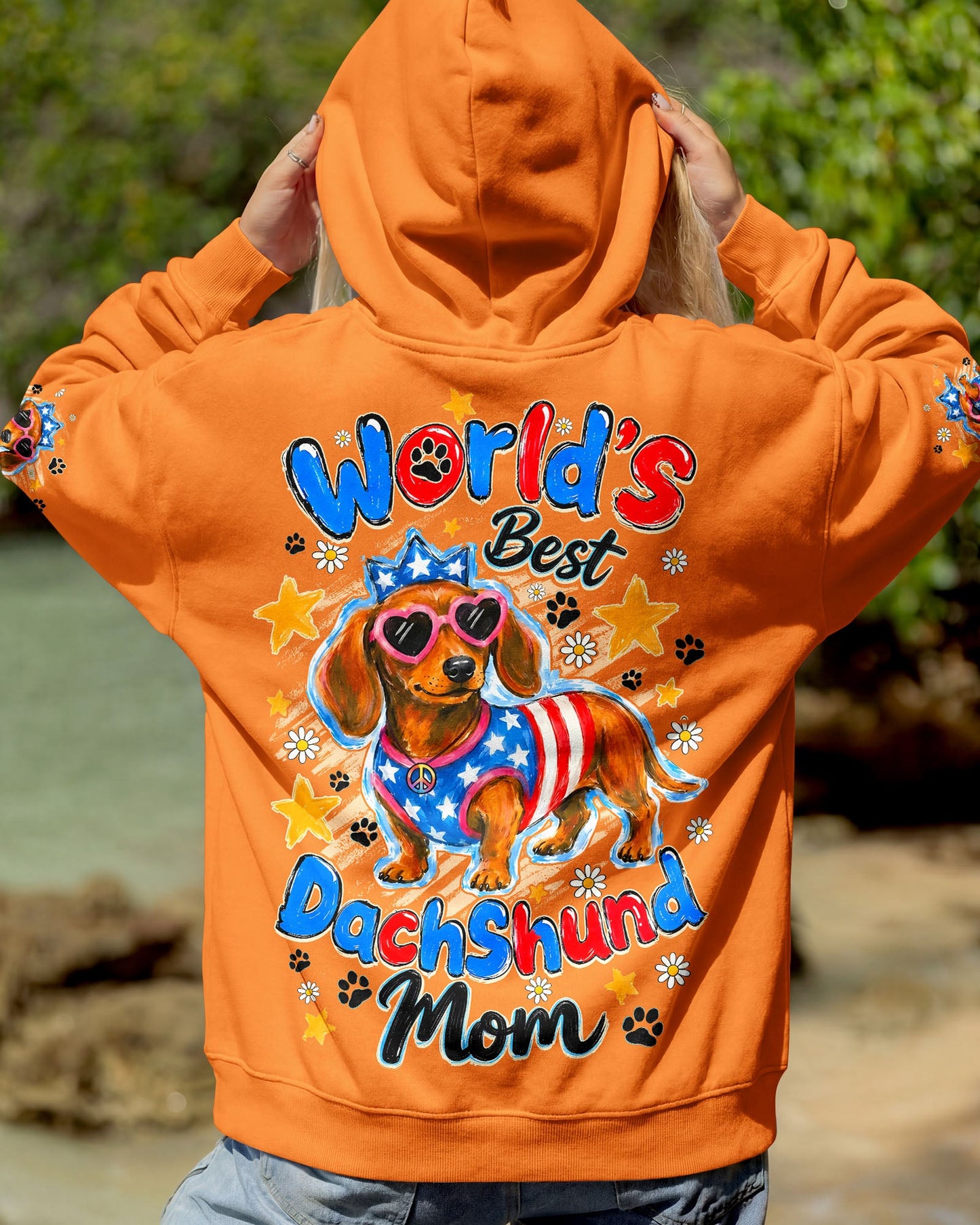 WORLD'S BEST DACHSHUND MOM DOG ALL OVER PRINT - TYQY1905263