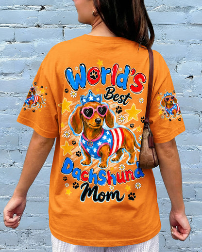 WORLD'S BEST DACHSHUND MOM DOG ALL OVER PRINT - TYQY1905263