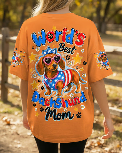WORLD'S BEST DACHSHUND MOM DOG ALL OVER PRINT - TYQY1905263