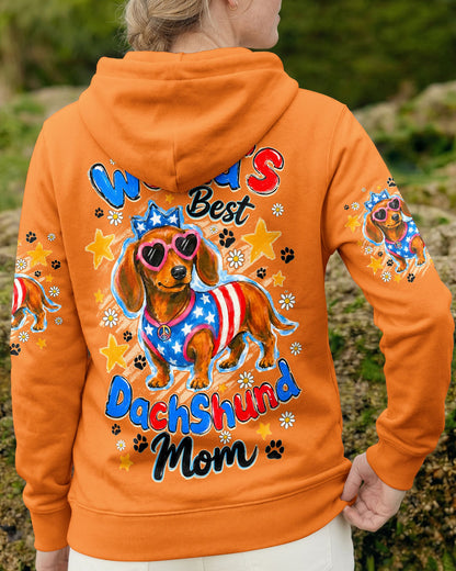 WORLD'S BEST DACHSHUND MOM DOG ALL OVER PRINT - TYQY1905263