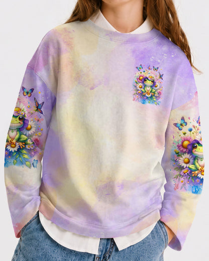 BE YOU THE WORLD WILL ADJUST FROG KIDS ALL OVER PRINT - TYQY1912232