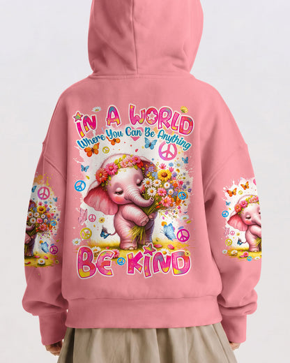 BE KIND ELEPHANT KIDS ALL OVER PRINT - TYQY1912233