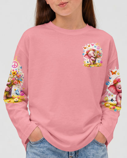 BE KIND ELEPHANT KIDS ALL OVER PRINT - TYQY1912233
