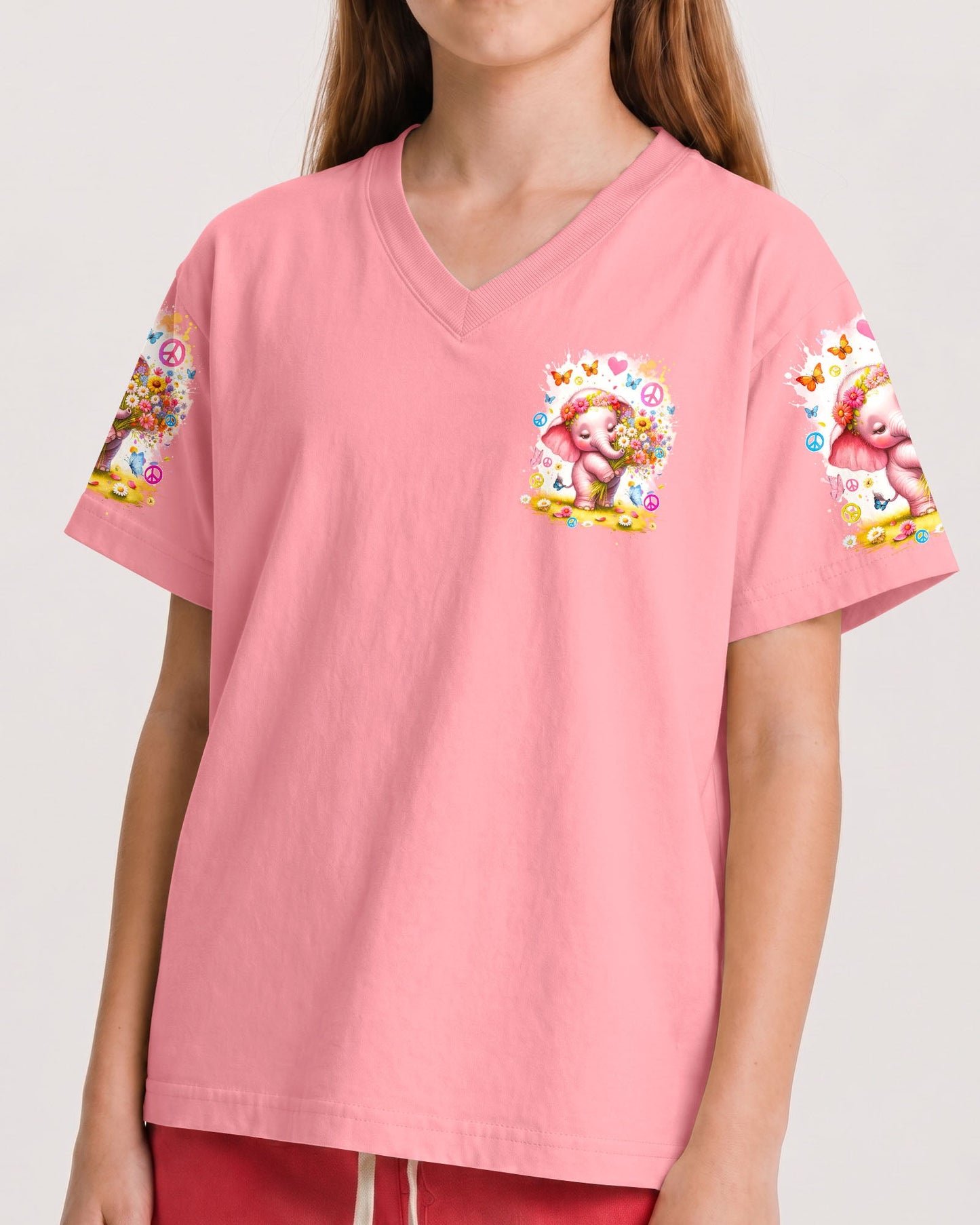 BE KIND ELEPHANT KIDS ALL OVER PRINT - TYQY1912233