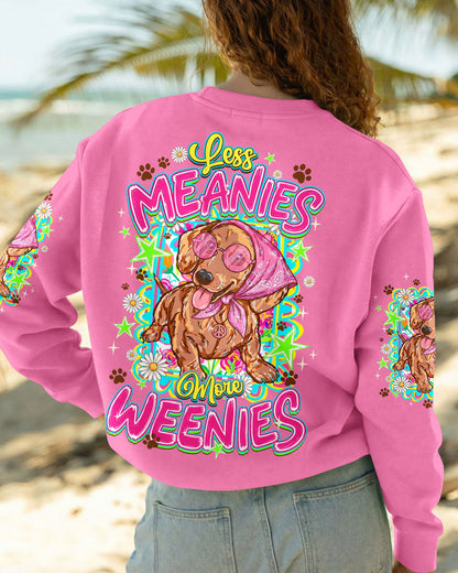 LESS MEANIES MORE WEENIES DOG ALL OVER PRINT - TYQY2105262