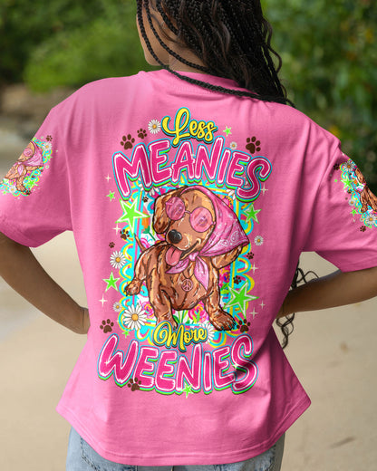 LESS MEANIES MORE WEENIES DOG ALL OVER PRINT - TYQY2105262