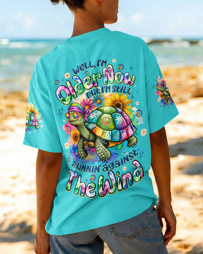 RUNNING AGAINST THE WIND TURTLE ALL OVER PRINT - TYQY2505263