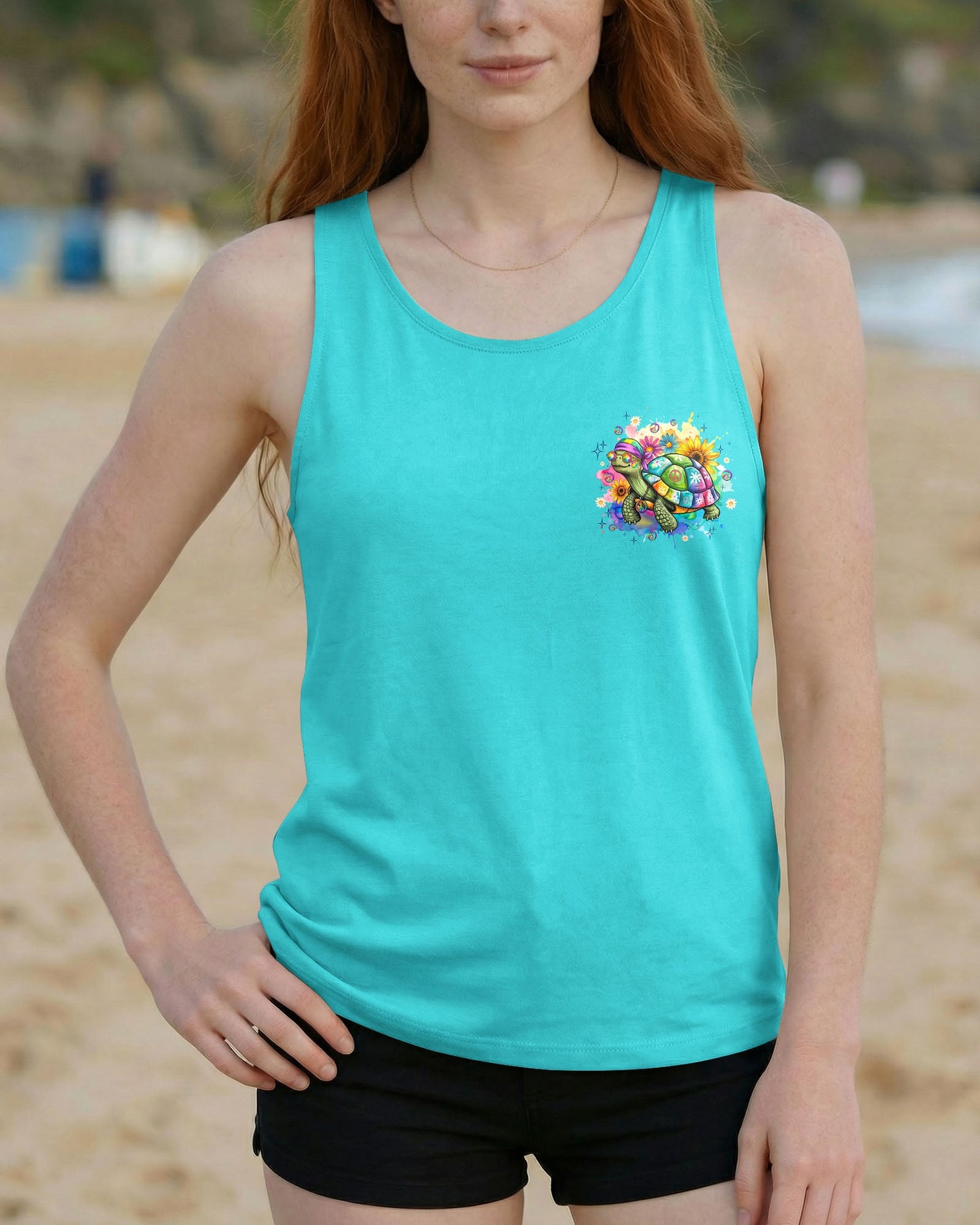 RUNNING AGAINST THE WIND TURTLE ALL OVER PRINT - TYQY2505263