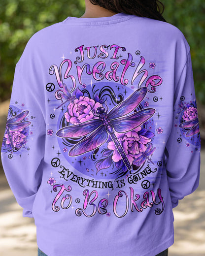 JUST BREATHE DRAGONFLY ALL OVER PRINT - TYQY2606262