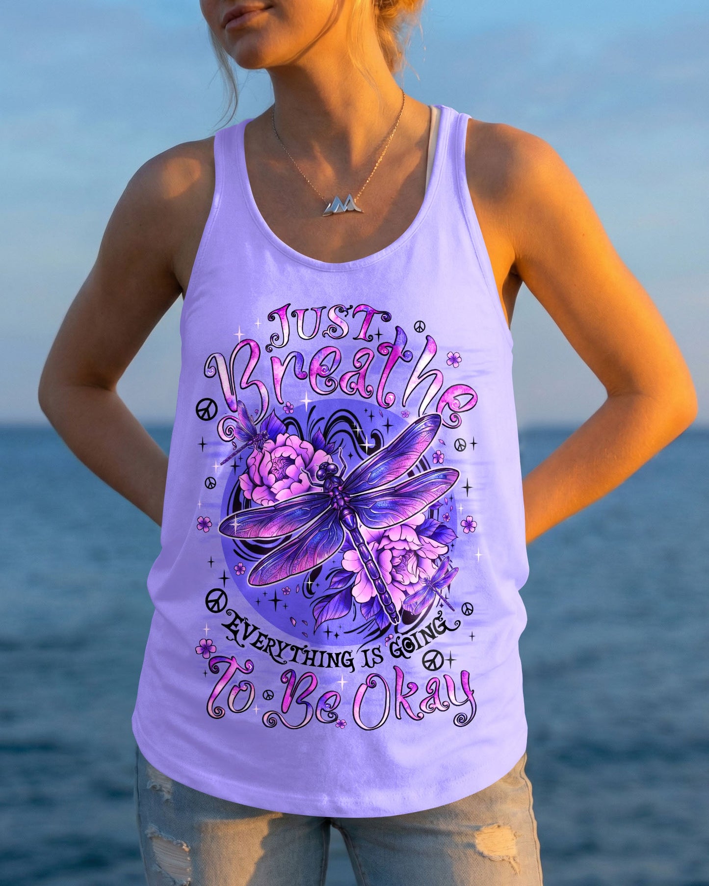 JUST BREATHE DRAGONFLY ALL OVER PRINT - TYQY2606262