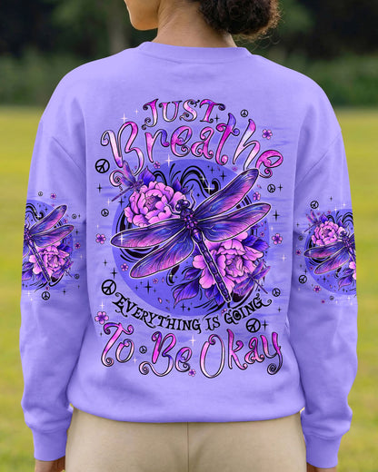 JUST BREATHE DRAGONFLY ALL OVER PRINT - TYQY2606262