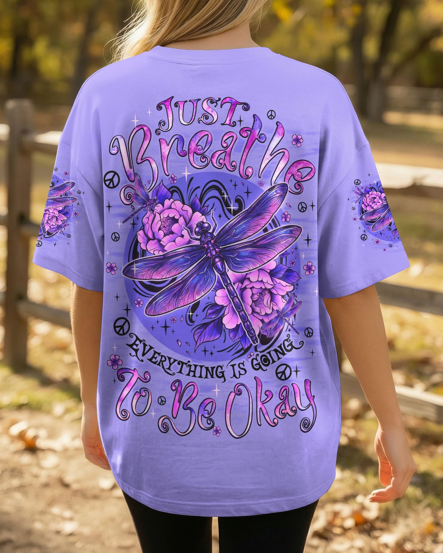 JUST BREATHE DRAGONFLY ALL OVER PRINT - TYQY2606262