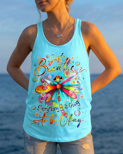 JUST BREATHE DRAGONFLY ALL OVER PRINT - TYQY3005261