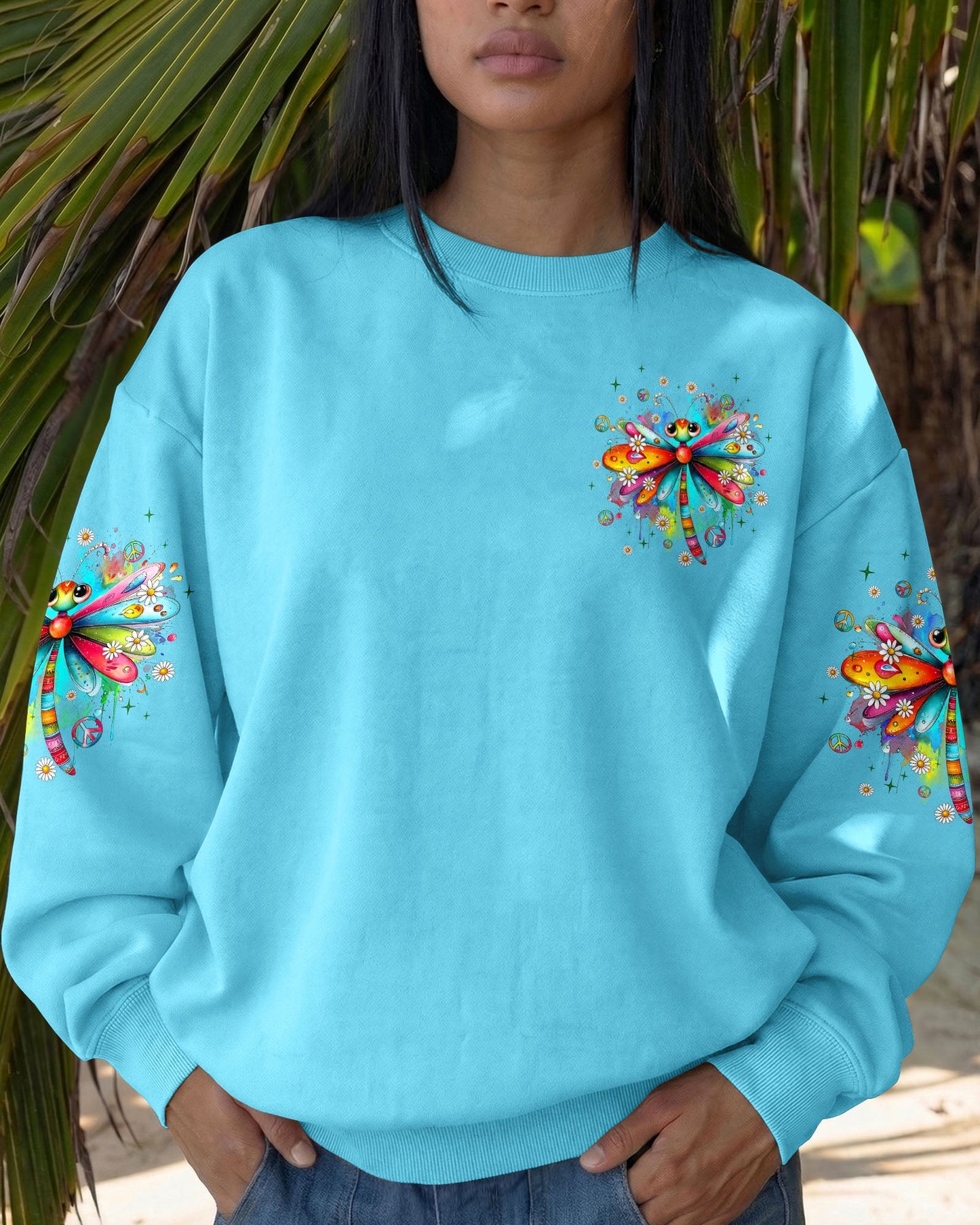 JUST BREATHE DRAGONFLY ALL OVER PRINT - TYQY3005261