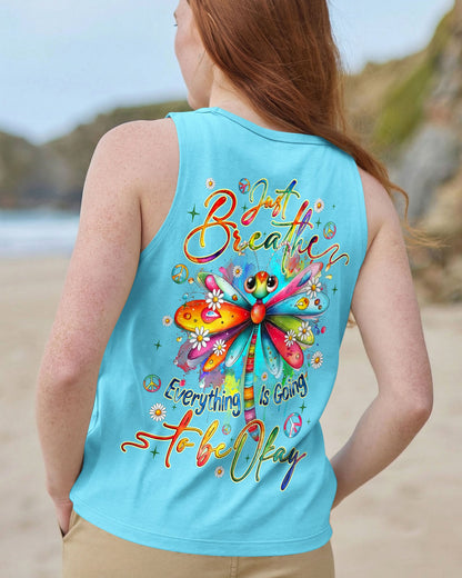 JUST BREATHE DRAGONFLY ALL OVER PRINT - TYQY3005261