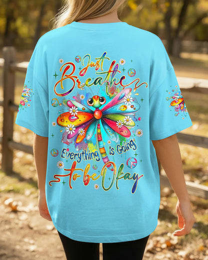 JUST BREATHE DRAGONFLY ALL OVER PRINT - TYQY3005261