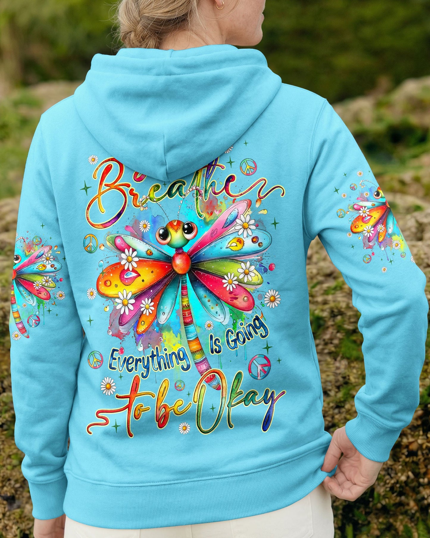 JUST BREATHE DRAGONFLY ALL OVER PRINT - TYQY3005261