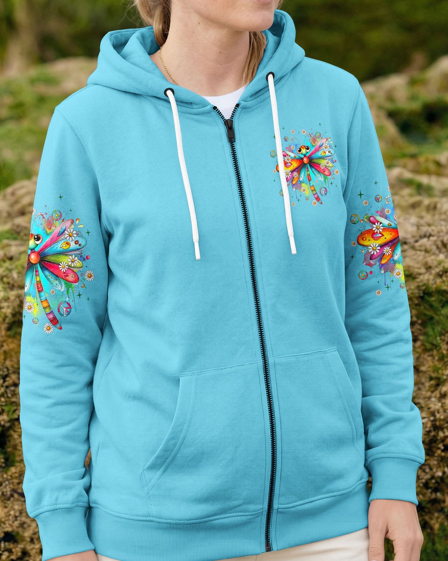 JUST BREATHE DRAGONFLY ALL OVER PRINT - TYQY3005261