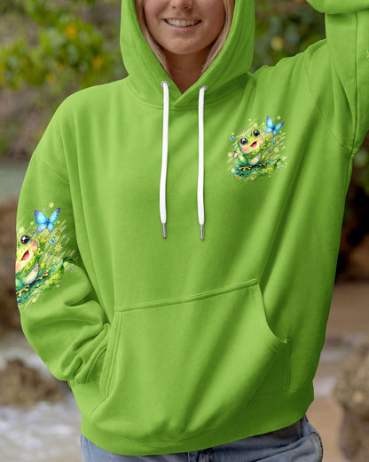 WHISPER WORDS OF WISDOM LET IT BE FROG ALL OVER PRINT - TYQY3006261