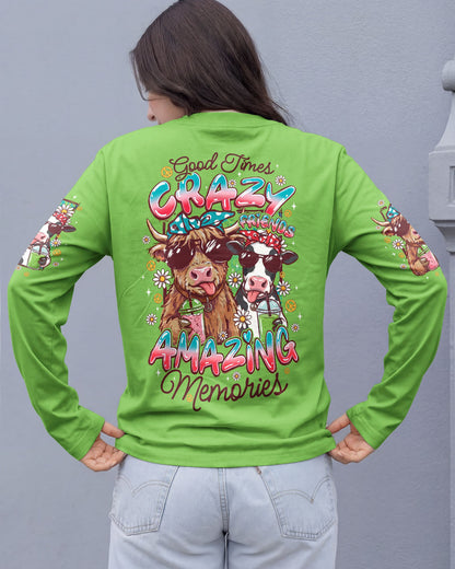 GOOD TIMES CRAZY FRIENDS COW ALL OVER PRINT - TYQY3006263