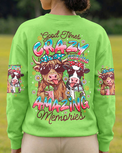 GOOD TIMES CRAZY FRIENDS COW ALL OVER PRINT - TYQY3006263