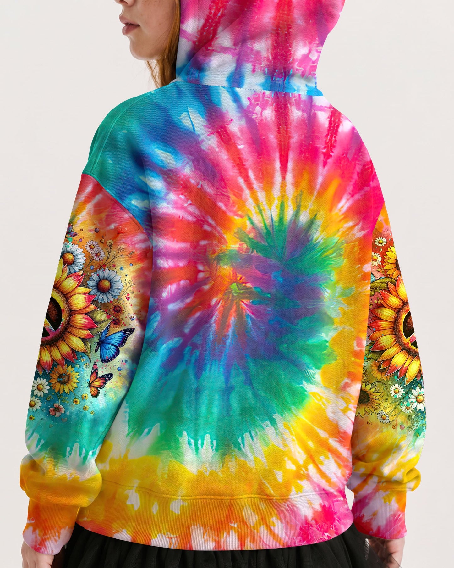 STAY WILD FLOWER CHILD TIE DYE KIDS ALL OVER PRINT - TYTM1912232