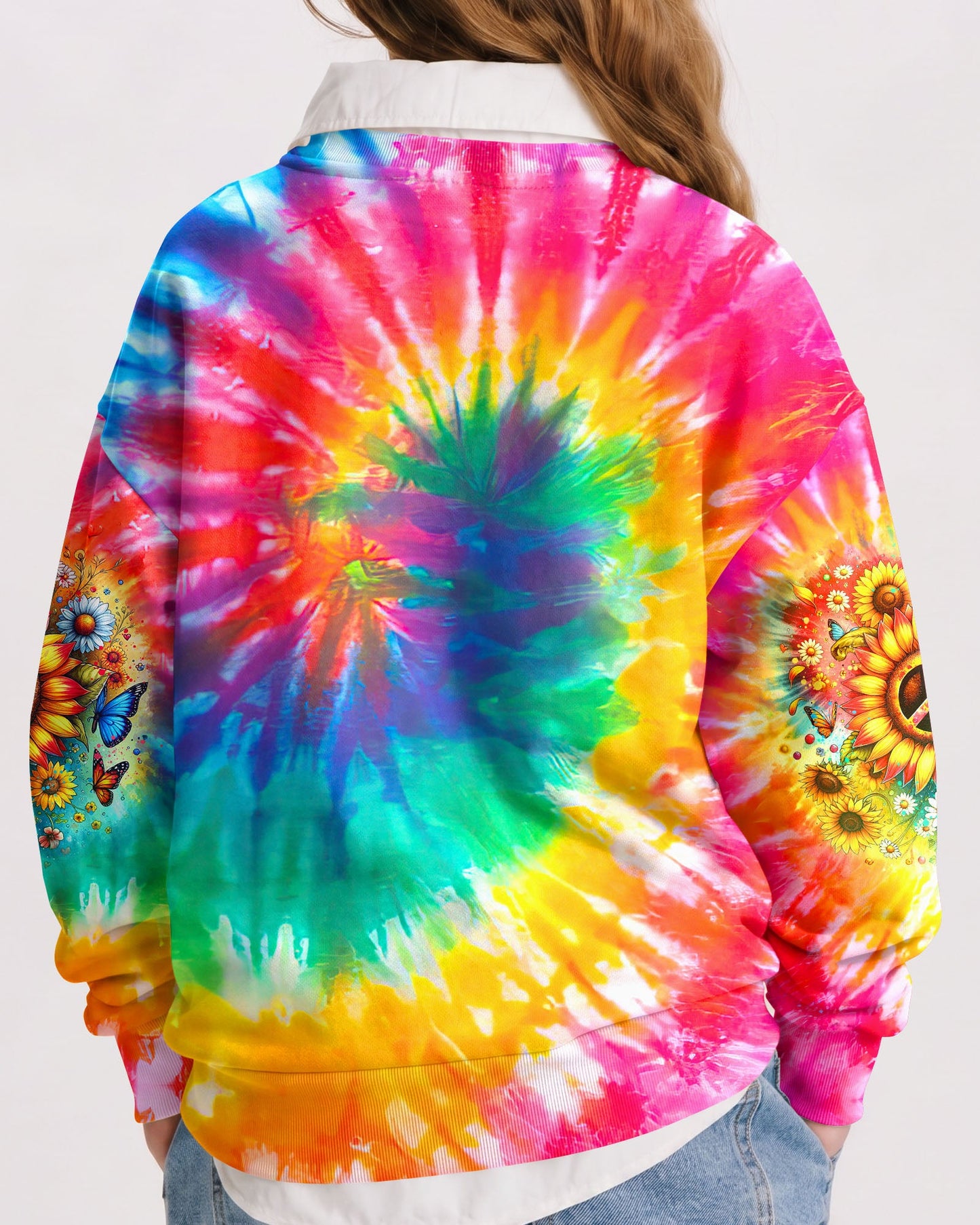 STAY WILD FLOWER CHILD TIE DYE KIDS ALL OVER PRINT - TYTM1912232