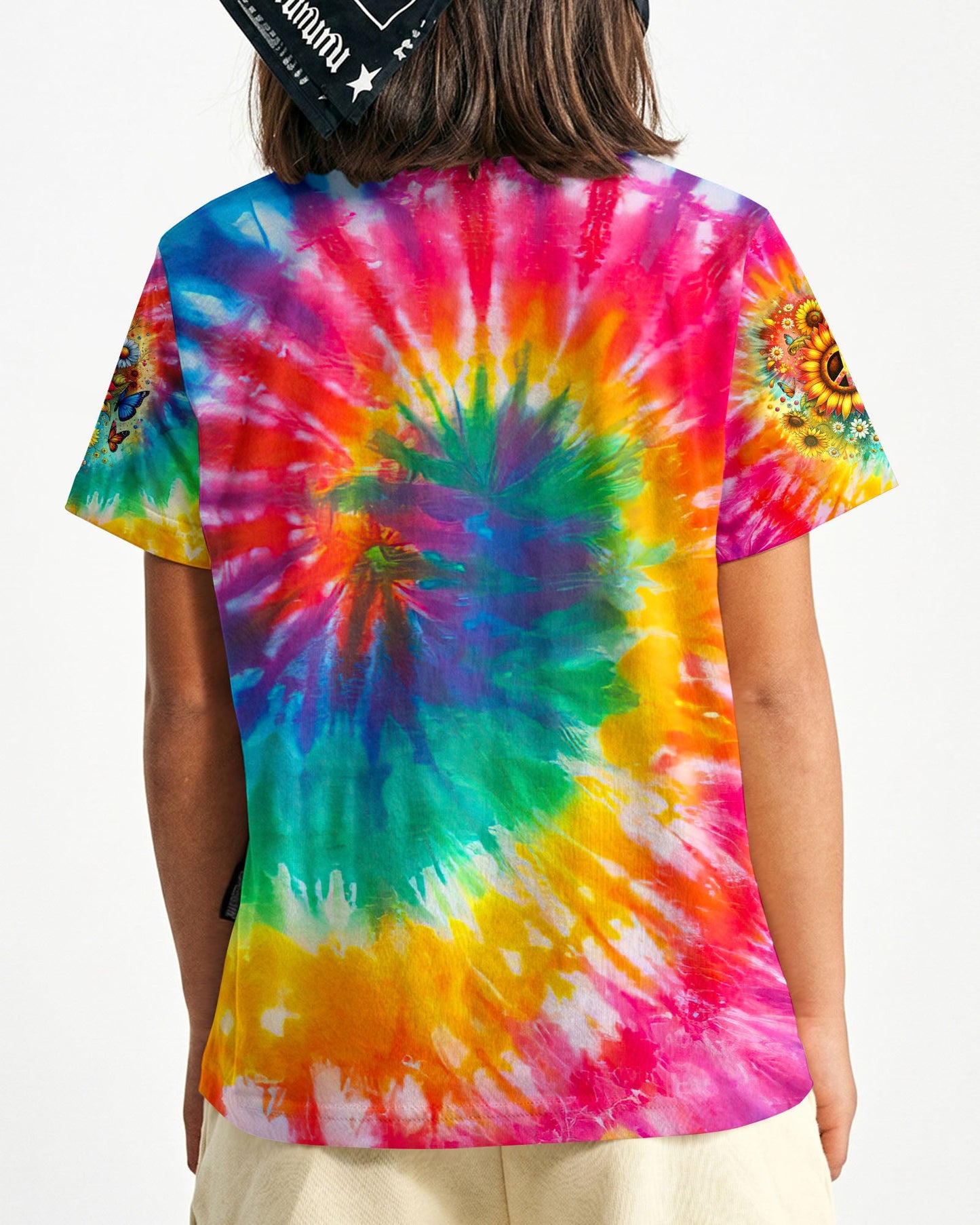 STAY WILD FLOWER CHILD TIE DYE KIDS ALL OVER PRINT - TYTM1912232