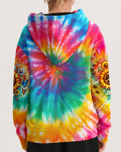 STAY WILD FLOWER CHILD TIE DYE KIDS ALL OVER PRINT - TYTM1912232