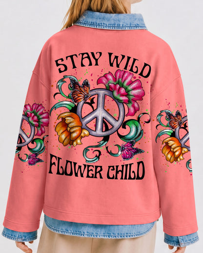 STAY WILD FLOWER CHILD KIDS ALL OVER PRINT - YHLN1812233