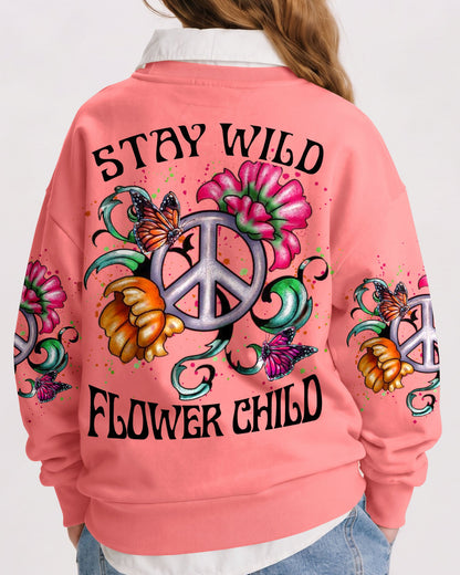 STAY WILD FLOWER CHILD KIDS ALL OVER PRINT - YHLN1812233
