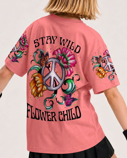 STAY WILD FLOWER CHILD KIDS ALL OVER PRINT - YHLN1812233