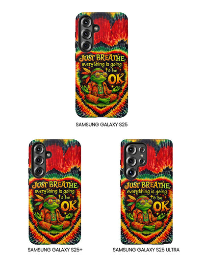 JUST BREATHE FROG SWIRL PHONE CASE  - KMTM2304262