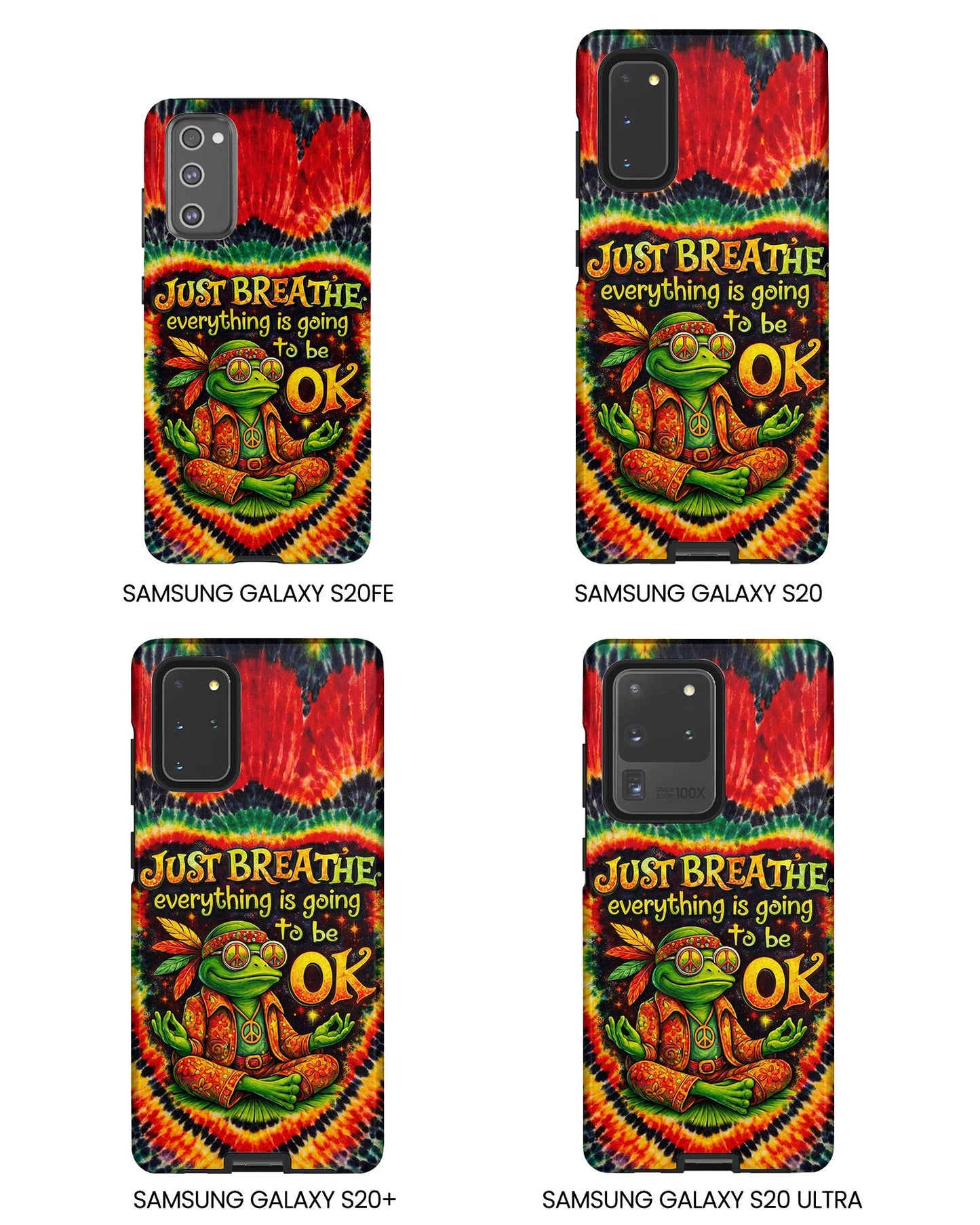 JUST BREATHE FROG SWIRL PHONE CASE  - KMTM2304262