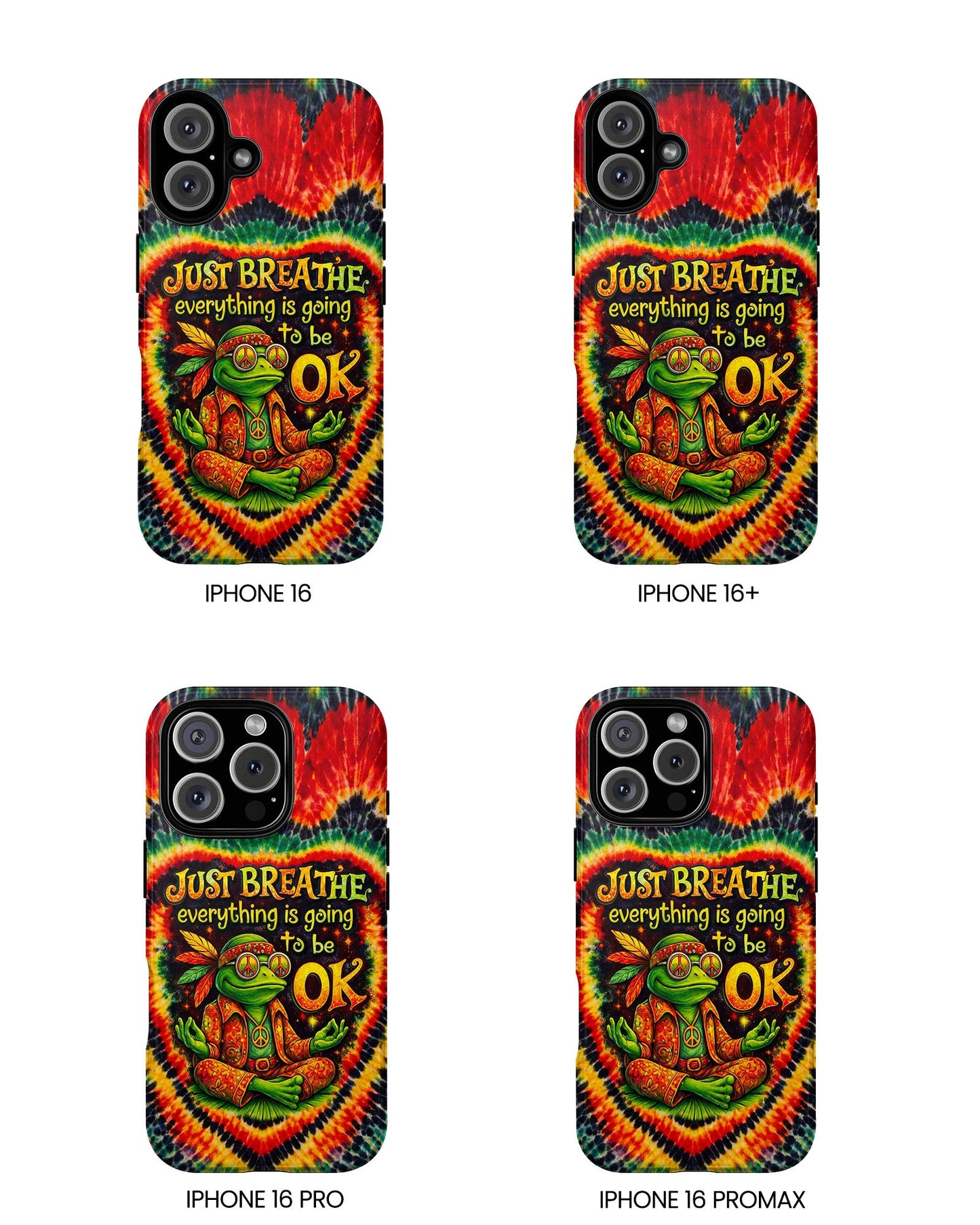 JUST BREATHE FROG SWIRL PHONE CASE  - KMTM2304262