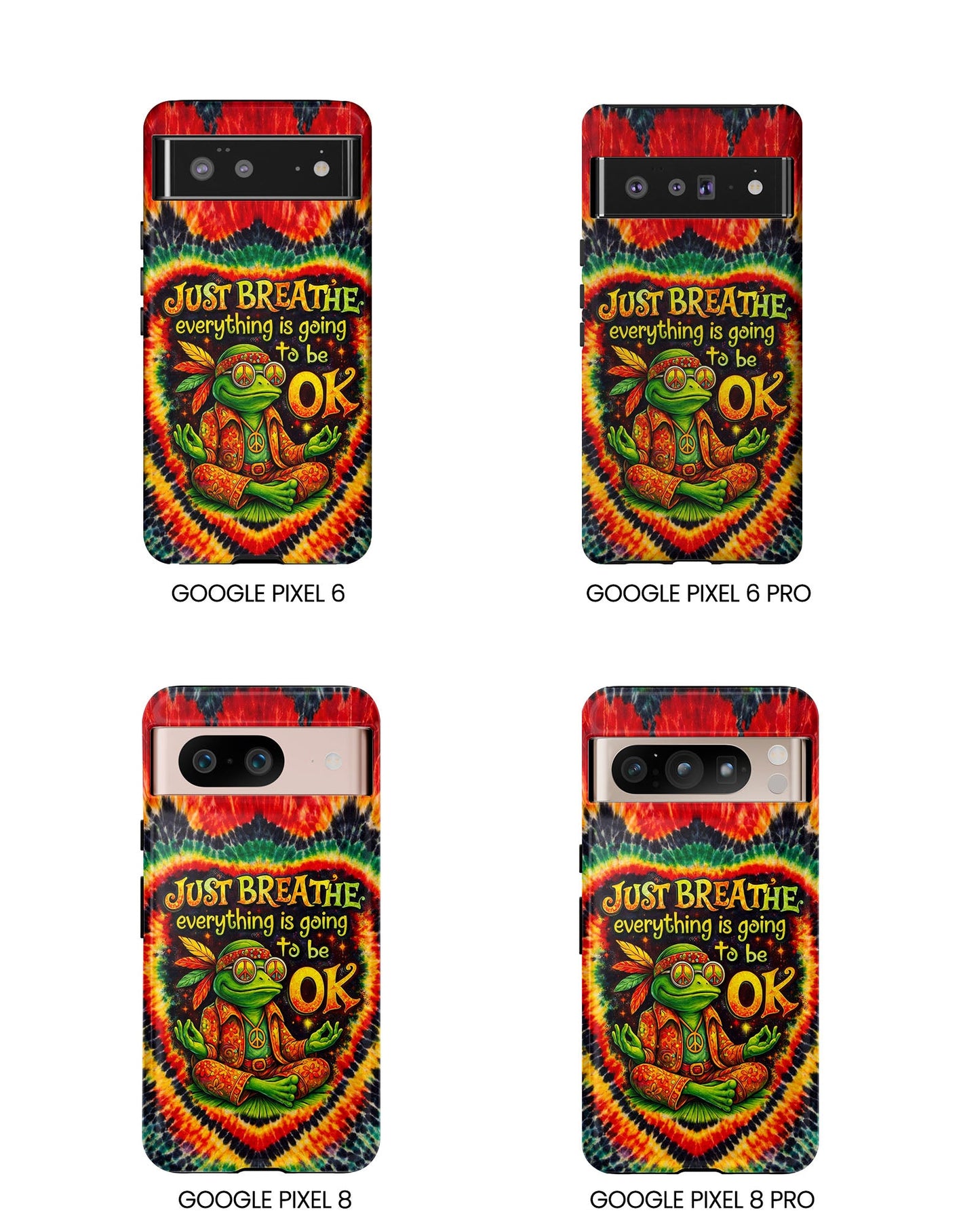 JUST BREATHE FROG SWIRL PHONE CASE  - KMTM2304262