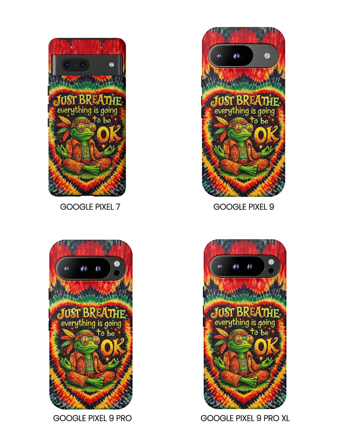 JUST BREATHE FROG SWIRL PHONE CASE  - KMTM2304262