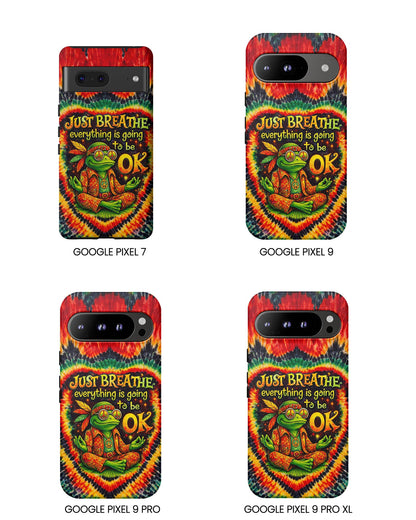 JUST BREATHE FROG SWIRL PHONE CASE  - KMTM2304262