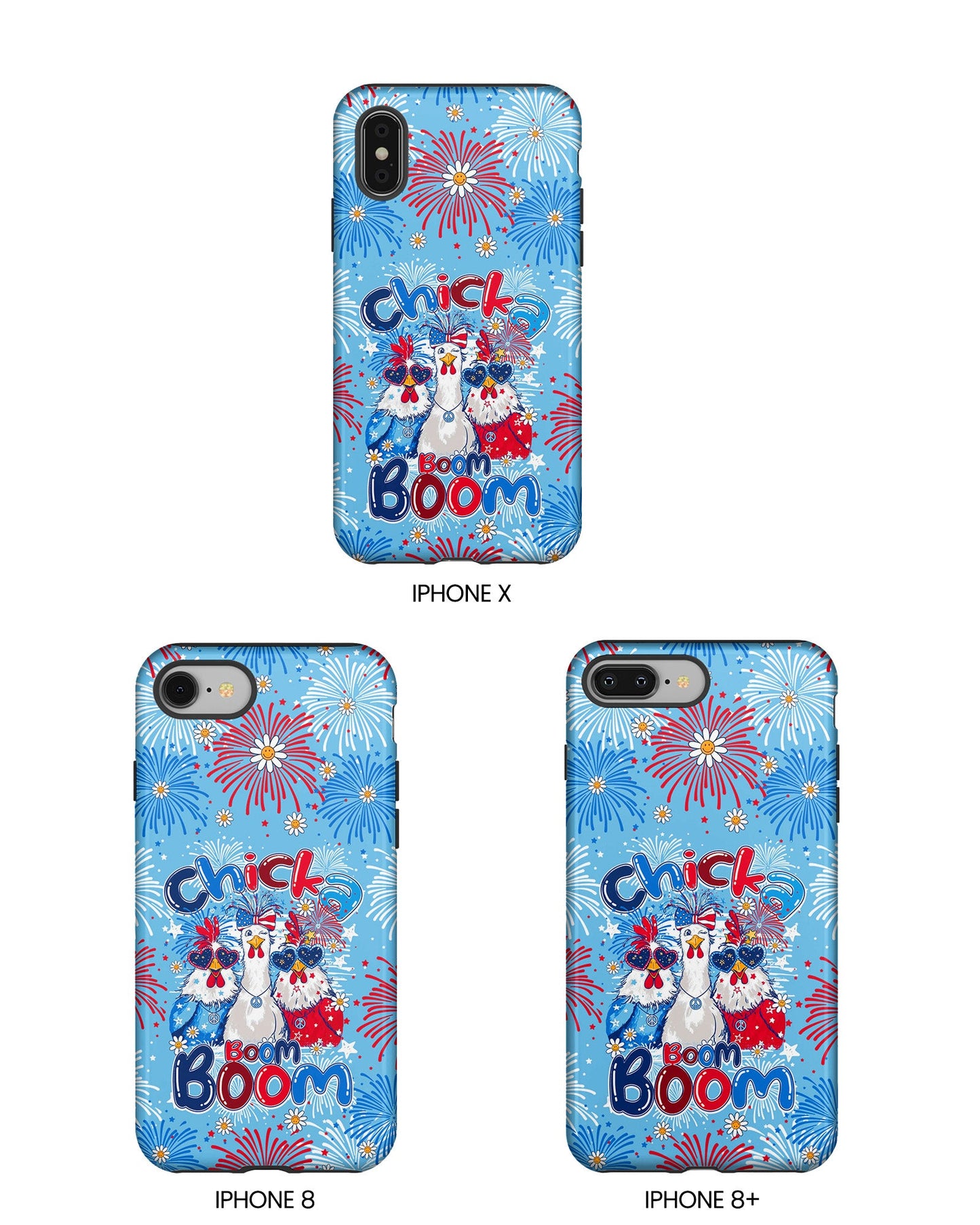CHICKA BOOM BOOM HIPPIE CHICKEN PHONE CASE - TY0406261