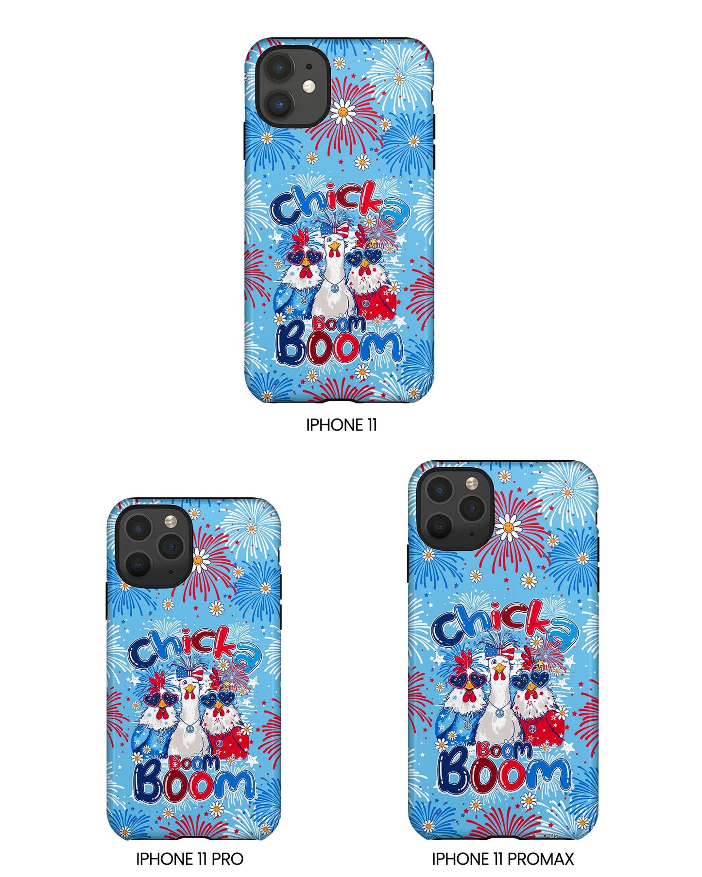 CHICKA BOOM BOOM HIPPIE CHICKEN PHONE CASE - TY0406261