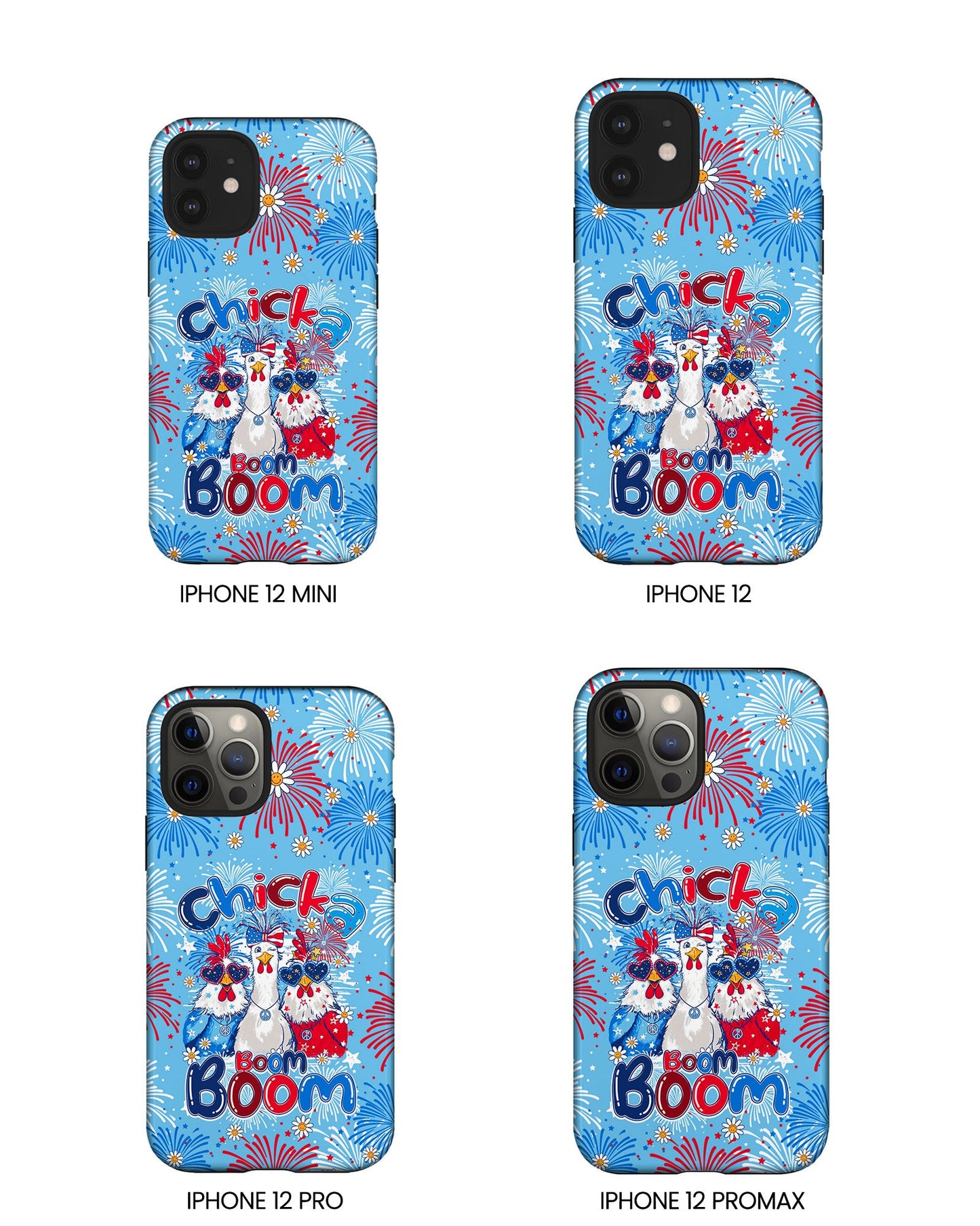 CHICKA BOOM BOOM HIPPIE CHICKEN PHONE CASE - TY0406261