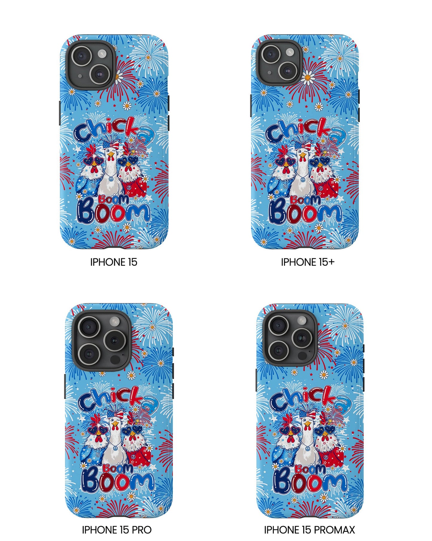 CHICKA BOOM BOOM HIPPIE CHICKEN PHONE CASE - TY0406261