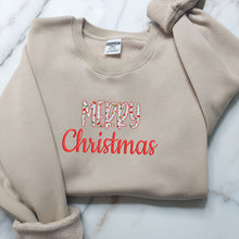 Load image into Gallery viewer, Merry Christmas Custom Embroidered T-Shirt Hoodie Sweatshirt
