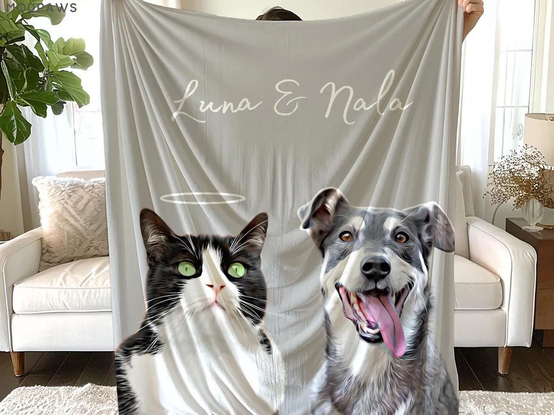 Personalized Pet Soft Blanket