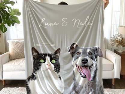 Personalized Pet Soft Blanket