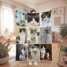 Load image into Gallery viewer, Custom Pet Soft Blanket With Pictures
