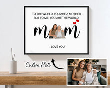 Load image into Gallery viewer, Mother&#39;s Day Personalized Custom Photo Framed Canvas
