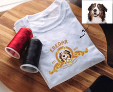 Load image into Gallery viewer, Personalized Embroidered Pet Dog Cat Hoodie Sweatshirt T-Shirt
